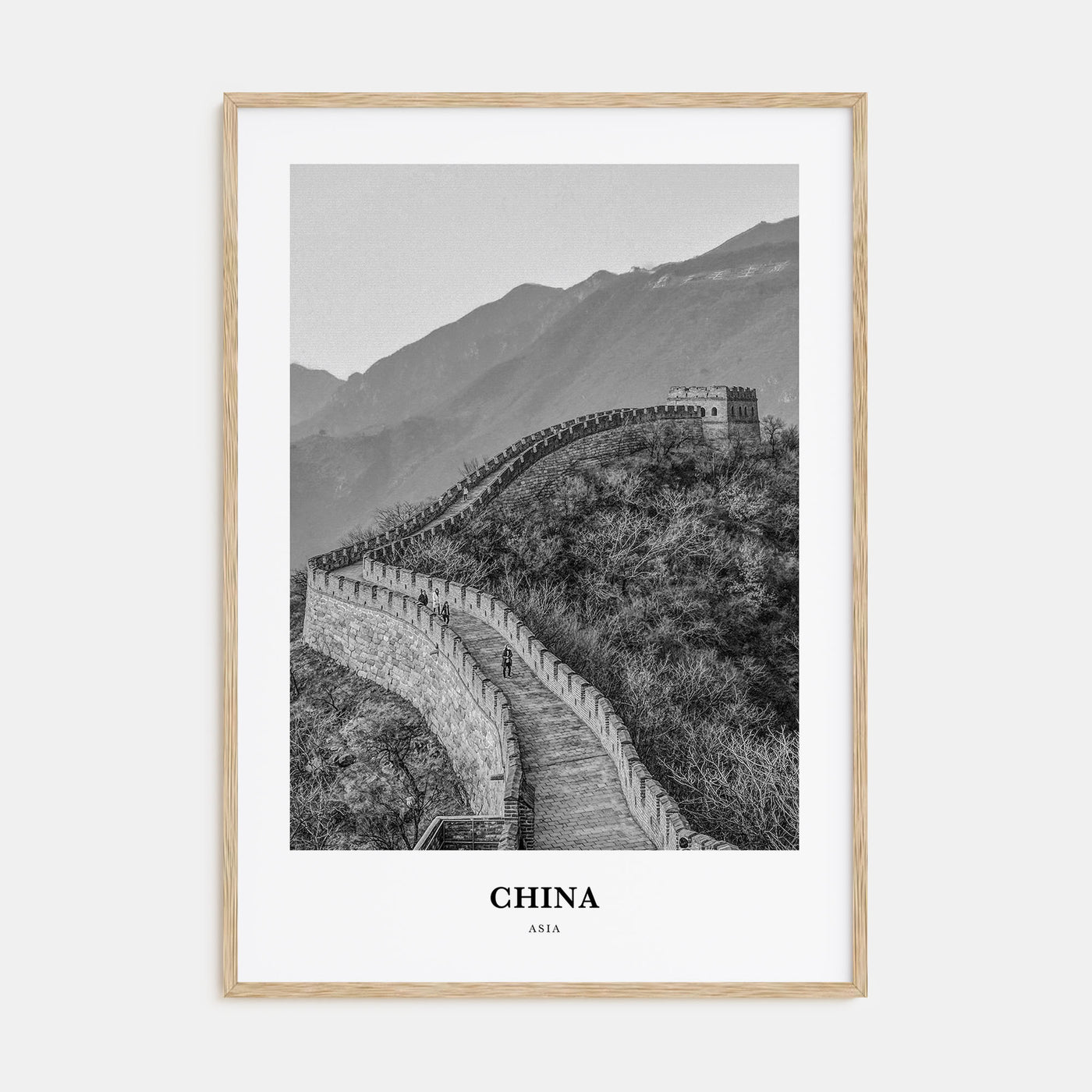 China Portrait B&W No 3 Poster