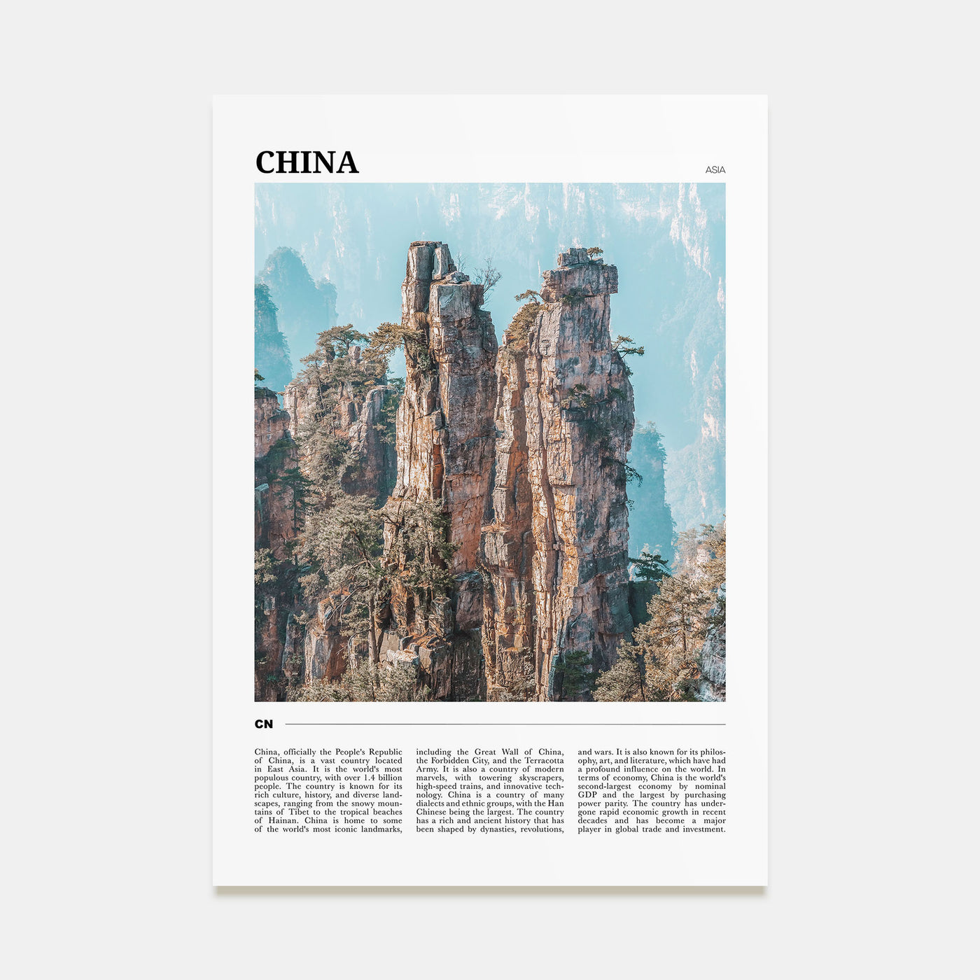 China Travel Color Poster