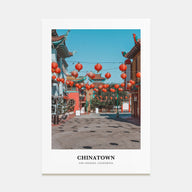 Chinatown, Los Angeles Portrait Color Poster