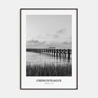 Chincoteague Portrait B&W Poster