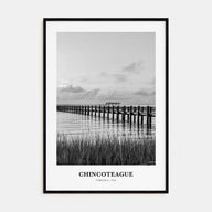 Chincoteague Portrait B&W Poster