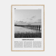 Chincoteague Travel B&W Poster