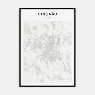 Chișinău Map Portrait Poster