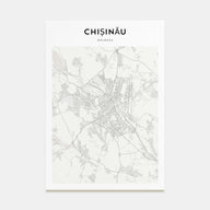 Chișinău Map Portrait Poster