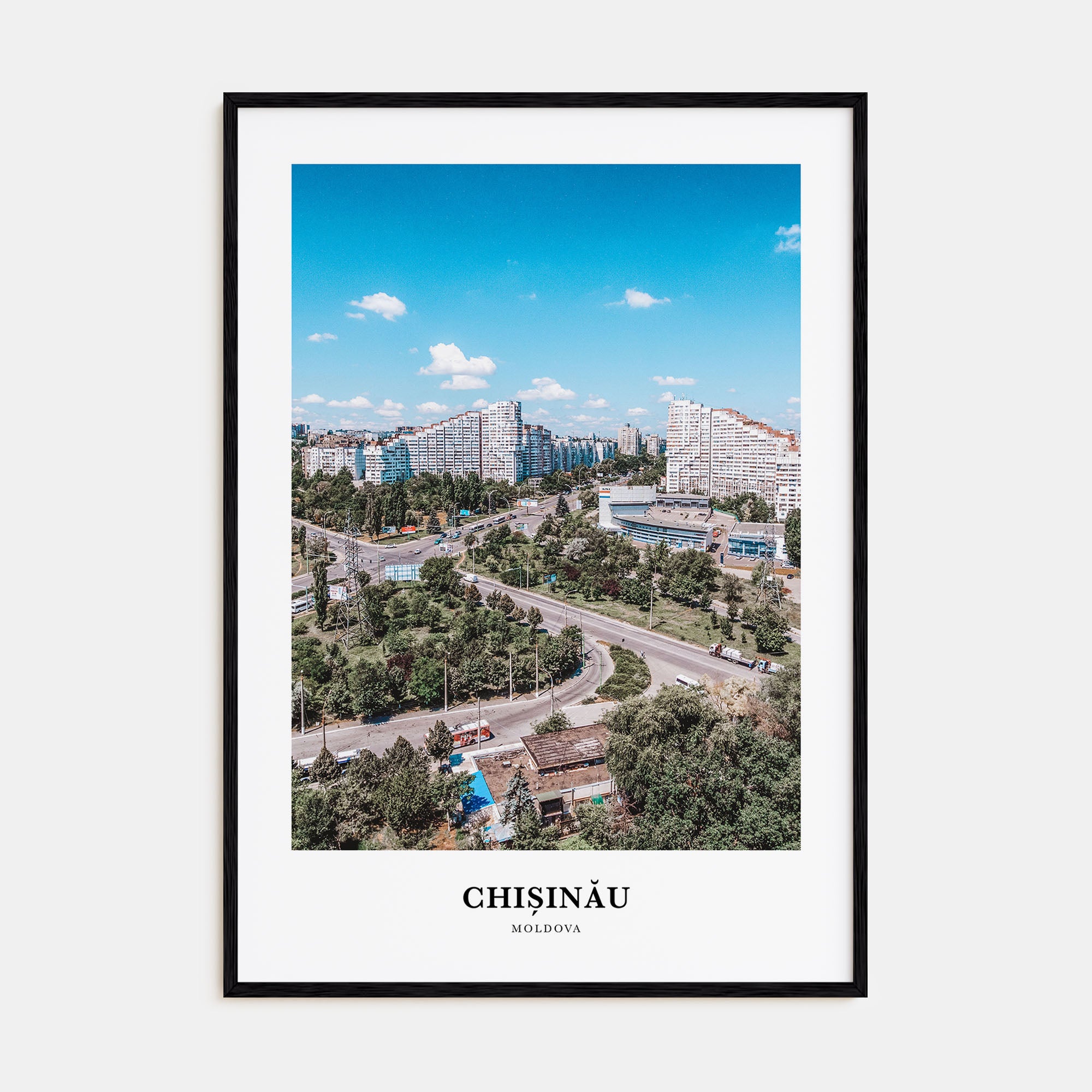 Chișinău Portrait Color Poster
