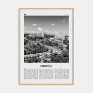 Chișinău Travel B&W Poster