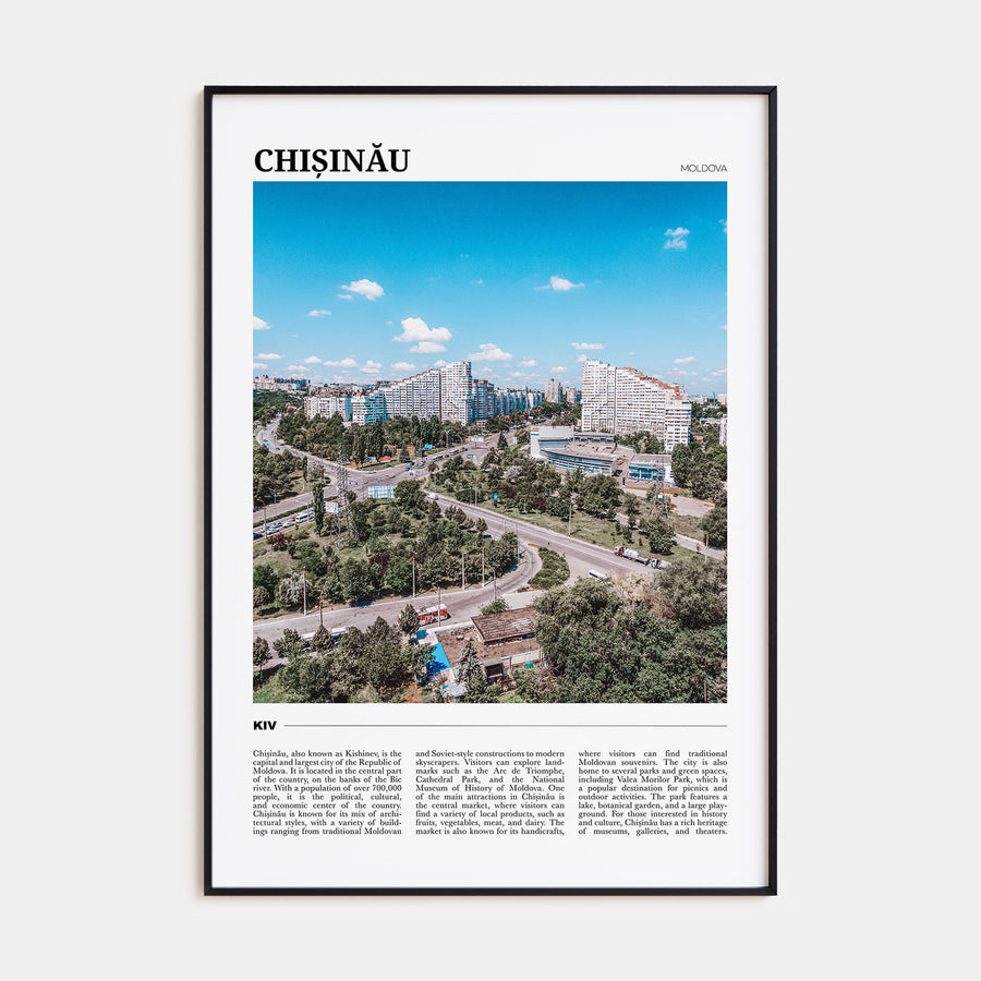 Chișinău Travel Color Poster