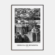 Cholula de Rivadavia Portrait B&W Poster