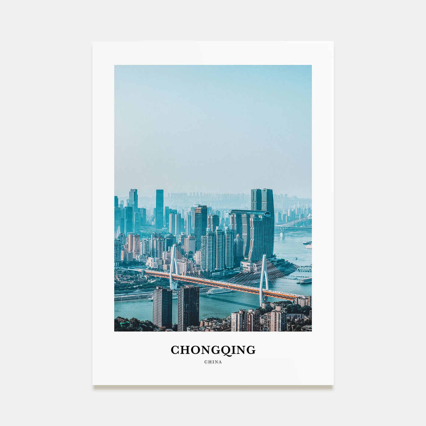 Chongqing Portrait Color Poster
