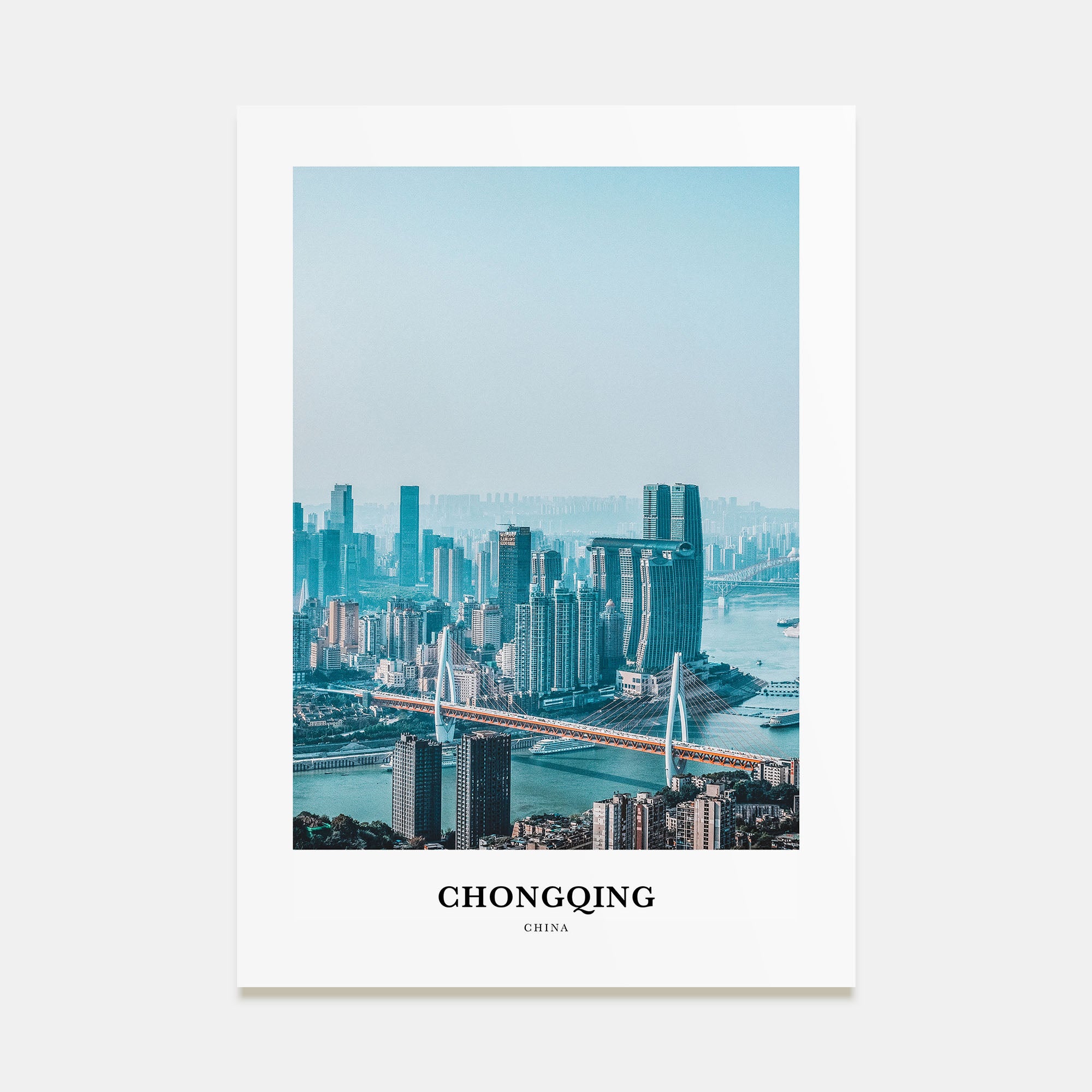 Chongqing Portrait Color Poster