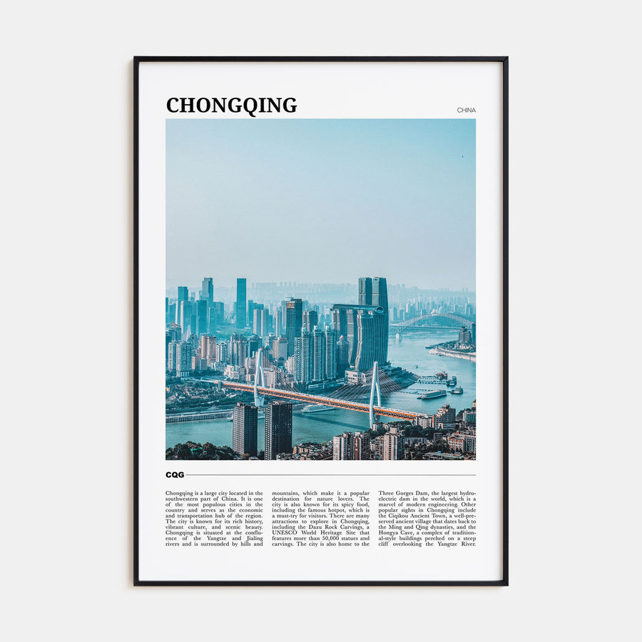 Chongqing Travel Color Poster