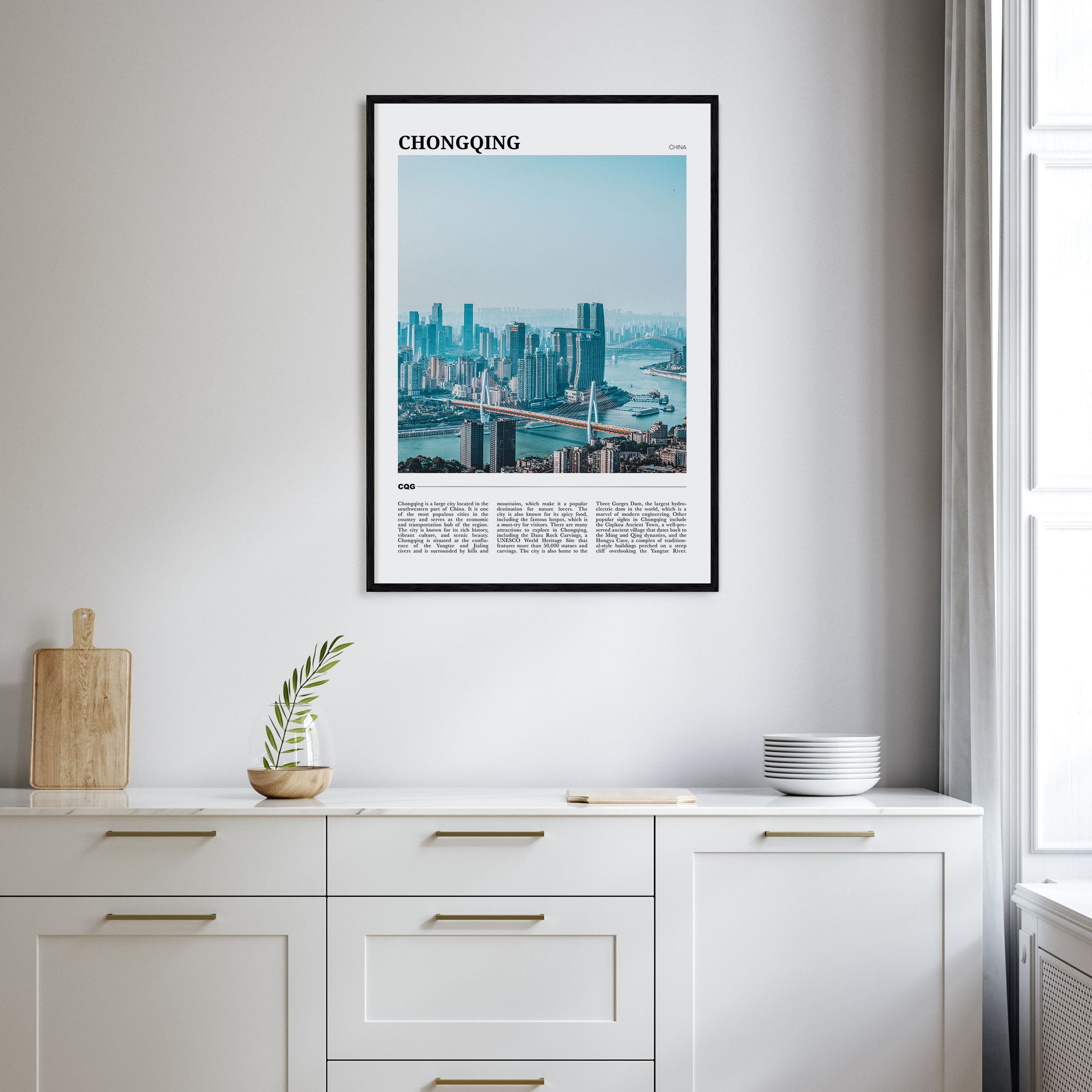 Chongqing Travel Color Poster
