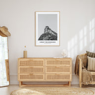 Christ the Redeemer Portrait B&W Poster