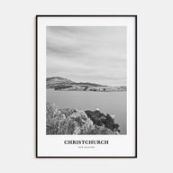 Christchurch Portrait B&W No 1 Poster