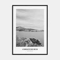 Christchurch Portrait B&W No 1 Poster