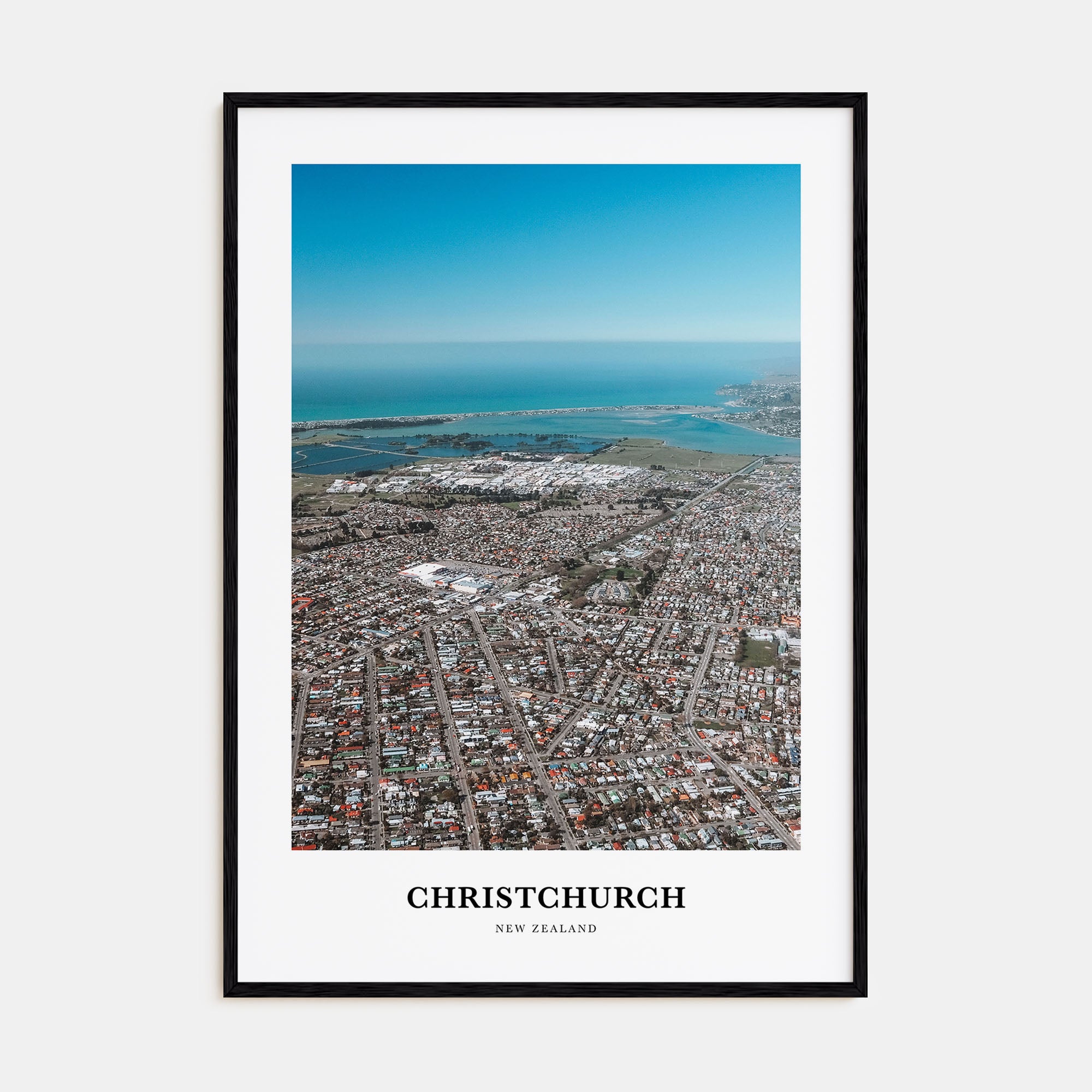Christchurch Portrait Color Poster