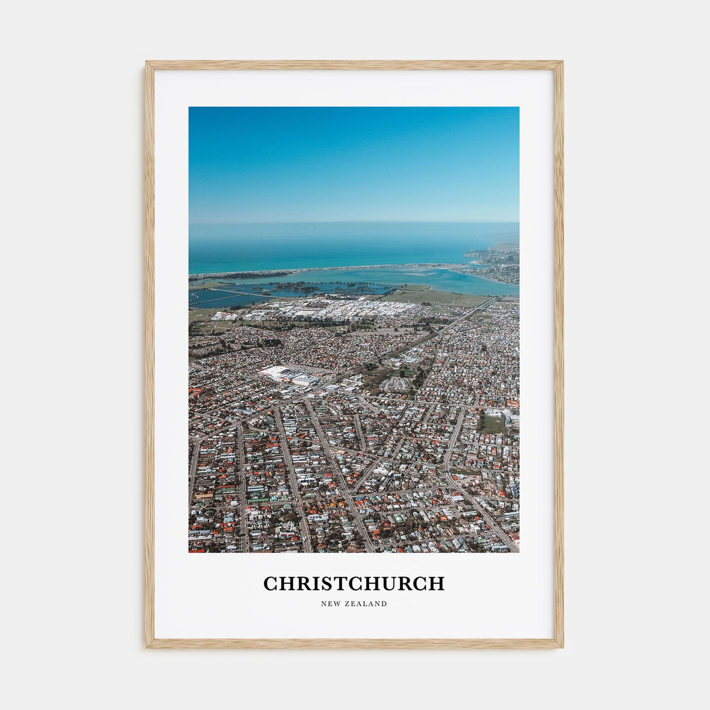 Christchurch Portrait Color Poster