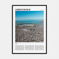 Christchurch Travel Color Poster