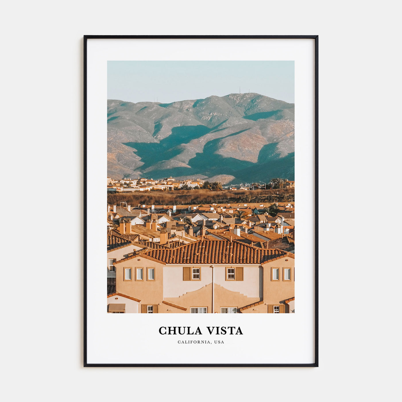 Chula Vista Portrait Color Poster