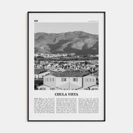 Chula Vista Travel B&W Poster