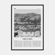 Chula Vista Travel B&W Poster