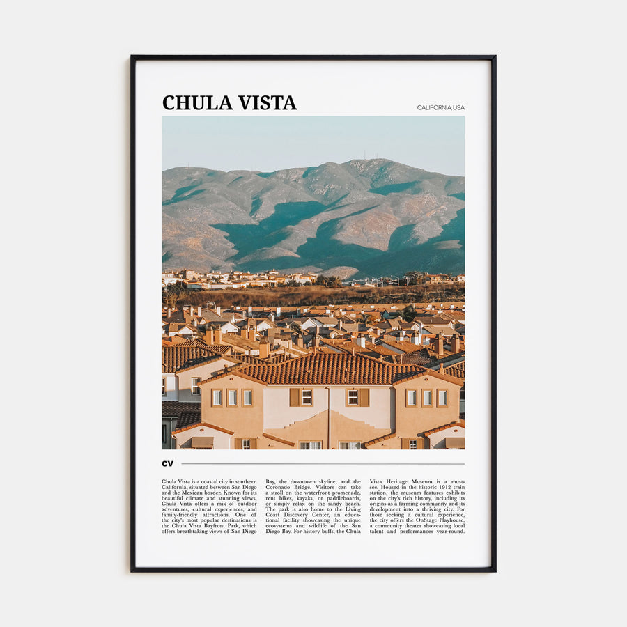 Chula Vista Travel Color Poster