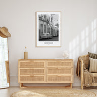 Cienfuegos Portrait B&W Poster