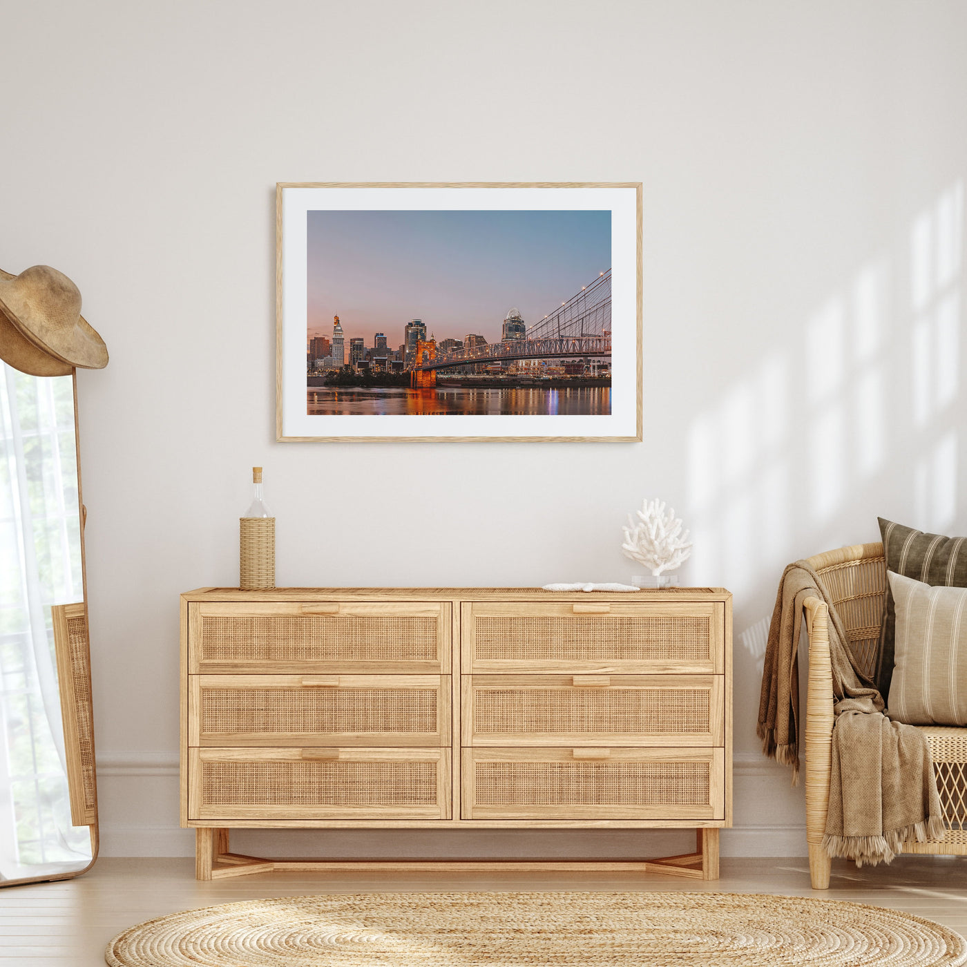 Cincinnati Landscape Color Poster