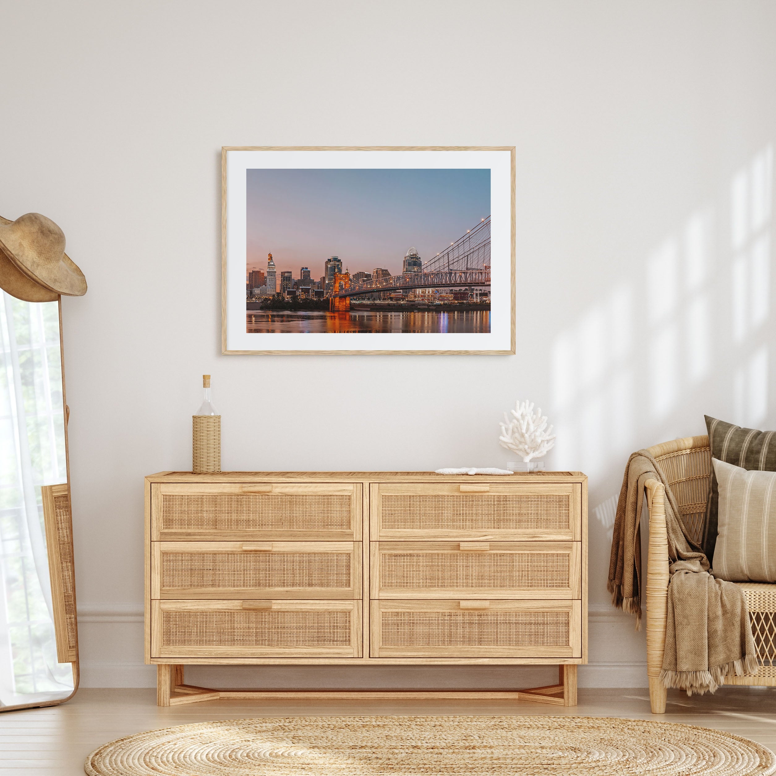 Cincinnati Landscape Color Poster