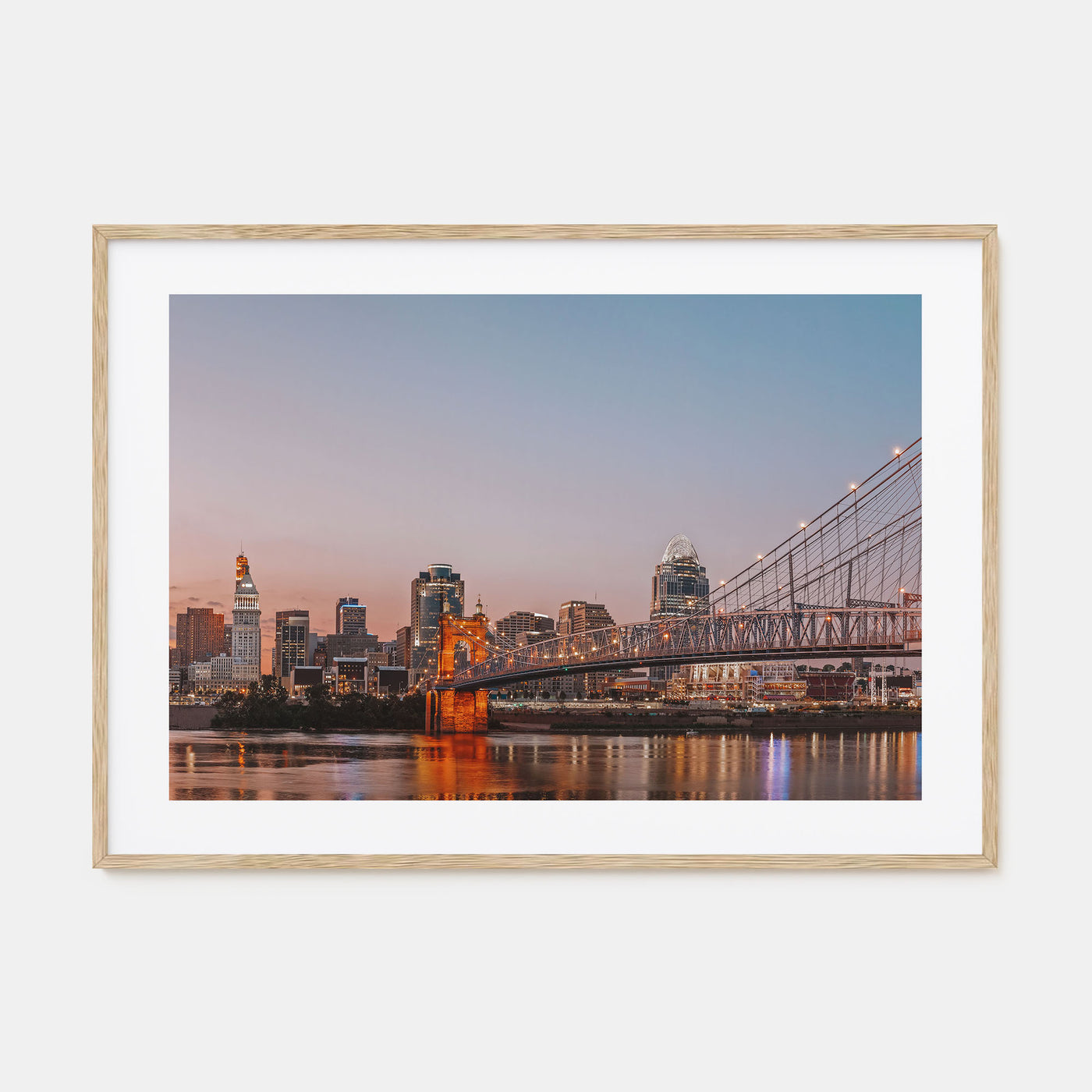 Cincinnati Landscape Color Poster