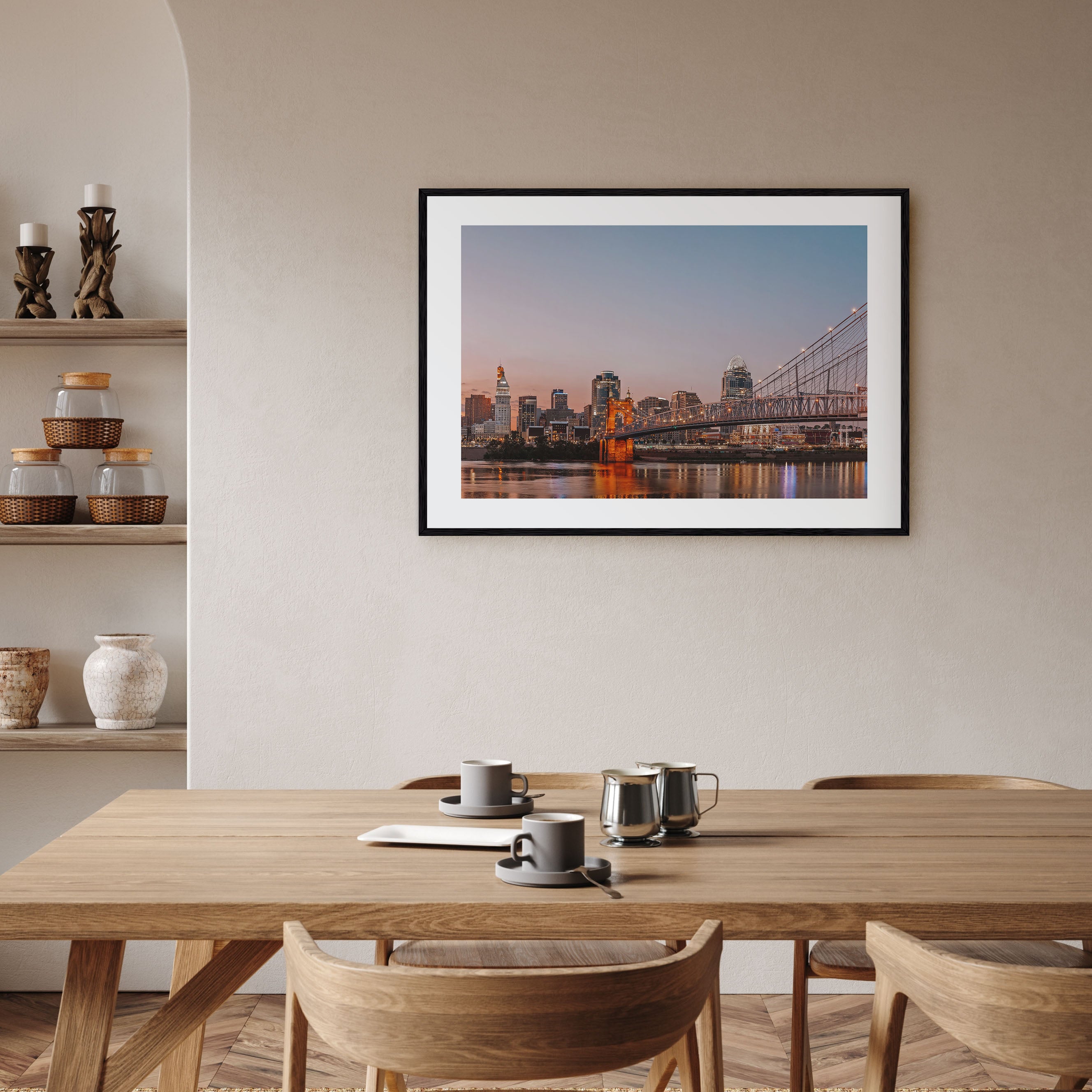 Cincinnati Landscape Color Poster
