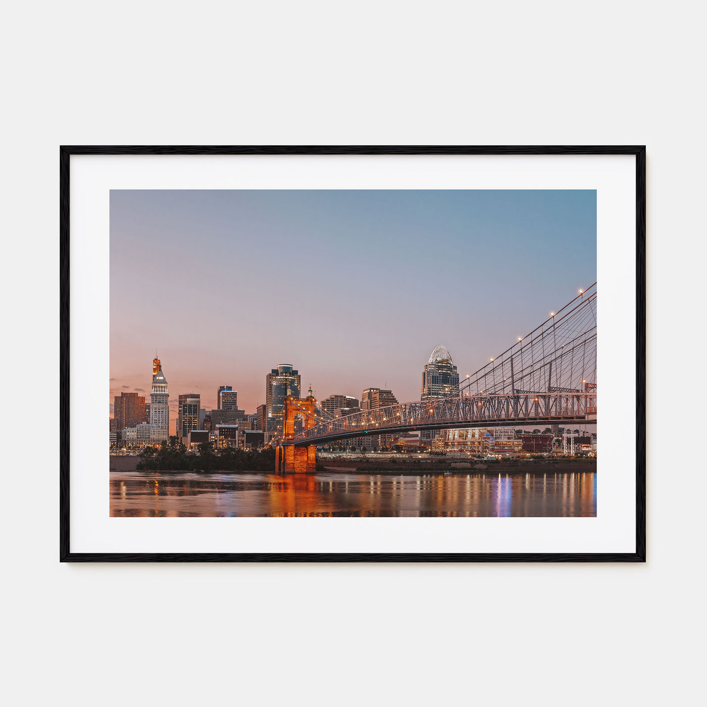 Cincinnati Landscape Color Poster