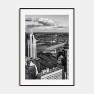 Cincinnati Photo B&W No 1 Poster