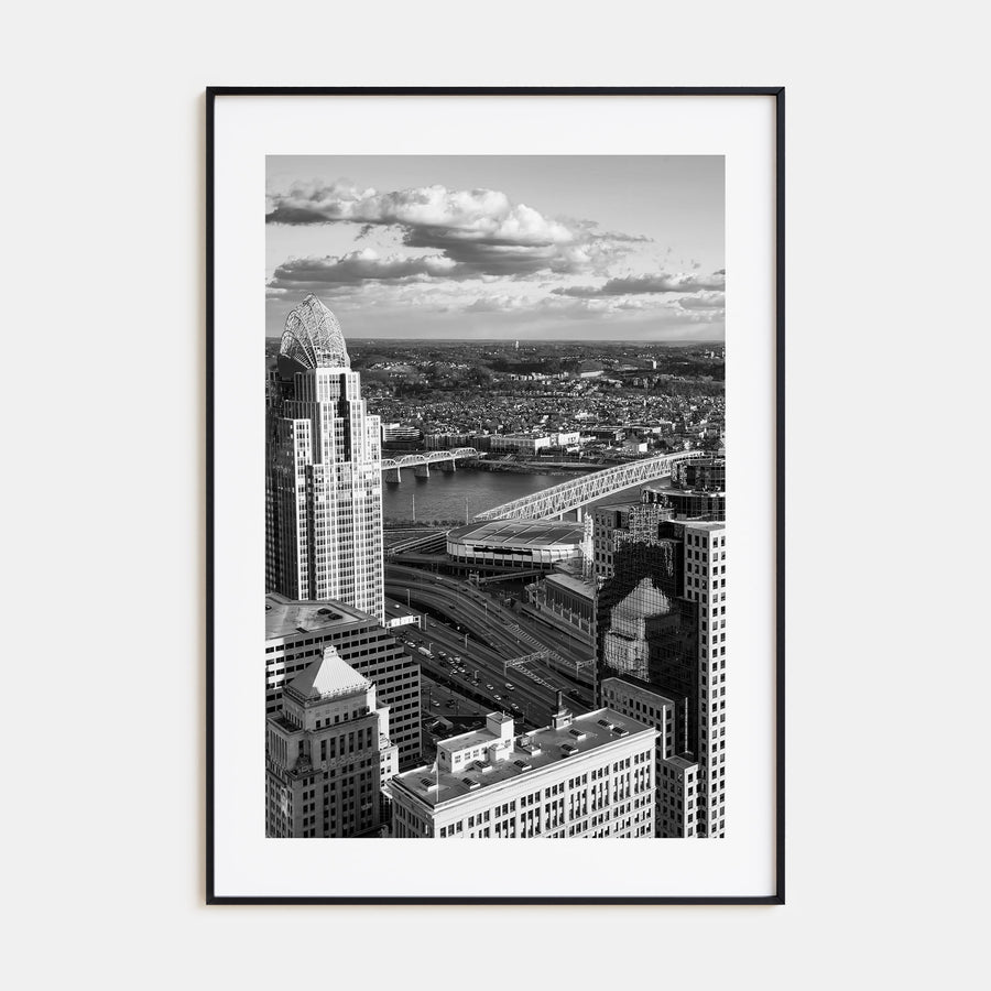 Cincinnati Photo B&W No 1 Poster