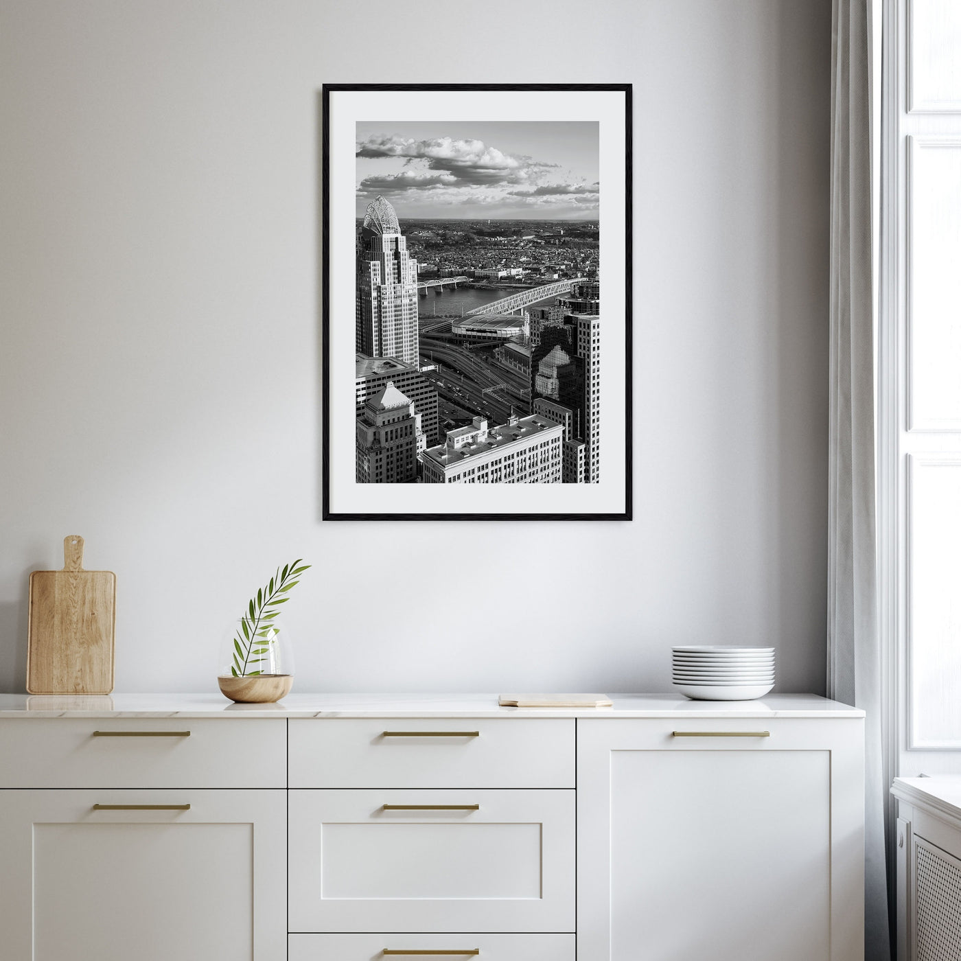 Cincinnati Photo B&W No 1 Poster