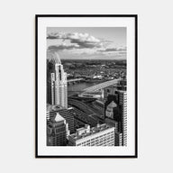 Cincinnati Photo B&W No 1 Poster