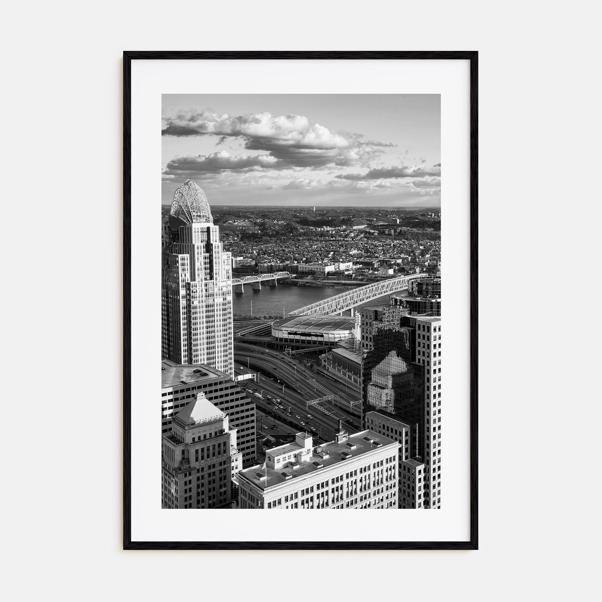 Cincinnati Photo B&W No 1 Poster