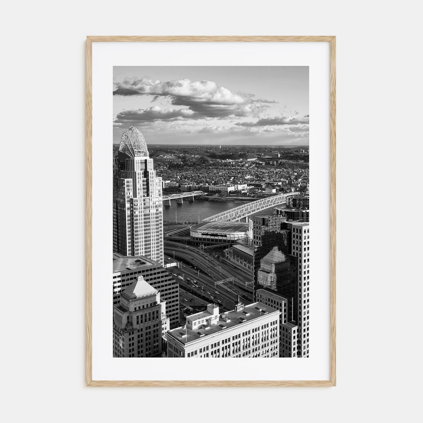 Cincinnati Photo B&W No 1 Poster