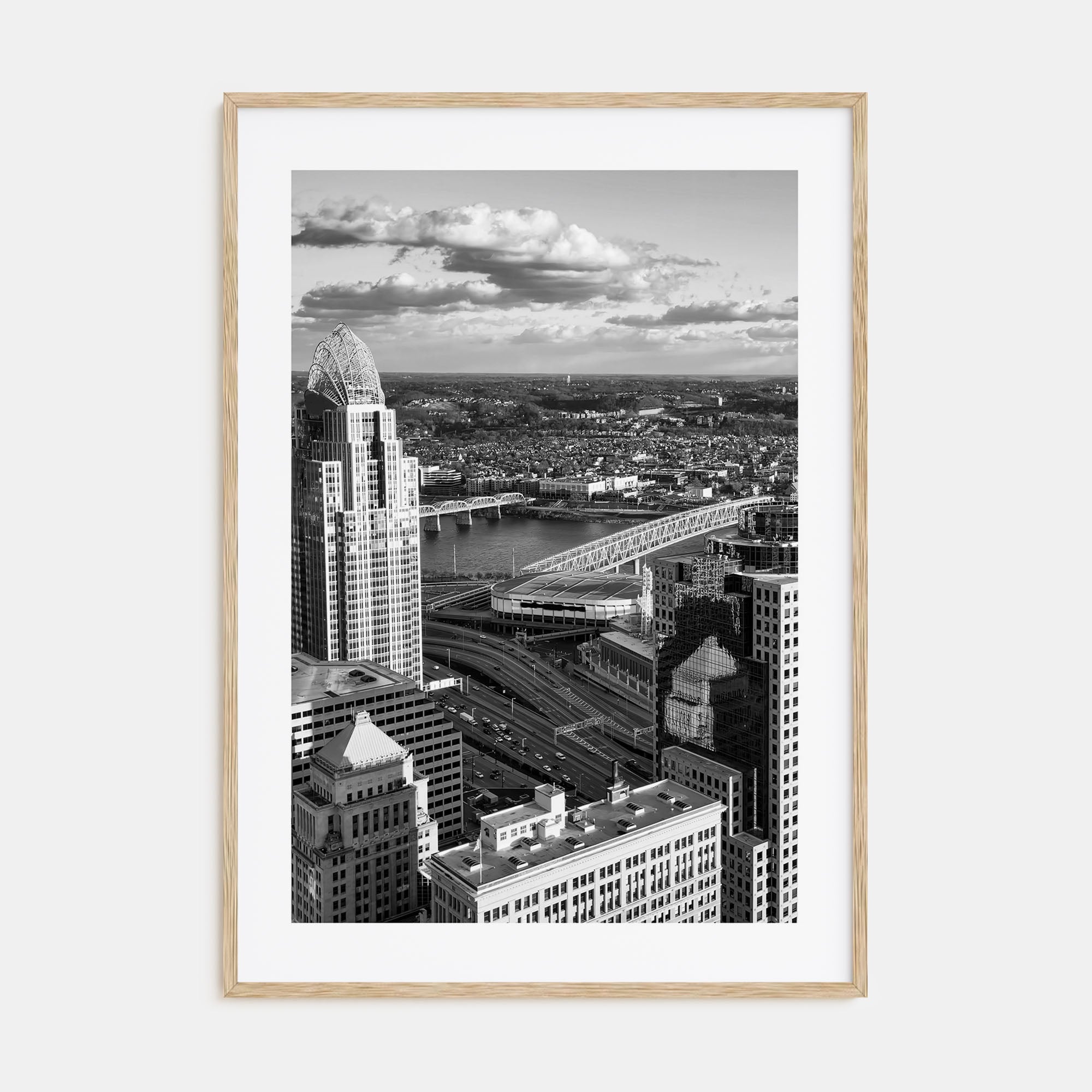 Cincinnati Photo B&W No 1 Poster