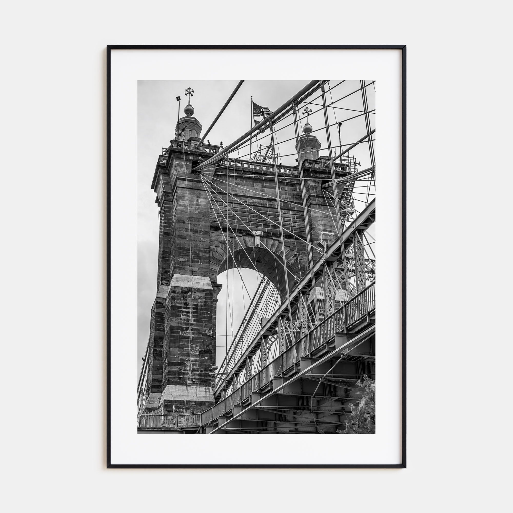 Cincinnati Photo B&W No 2 Poster
