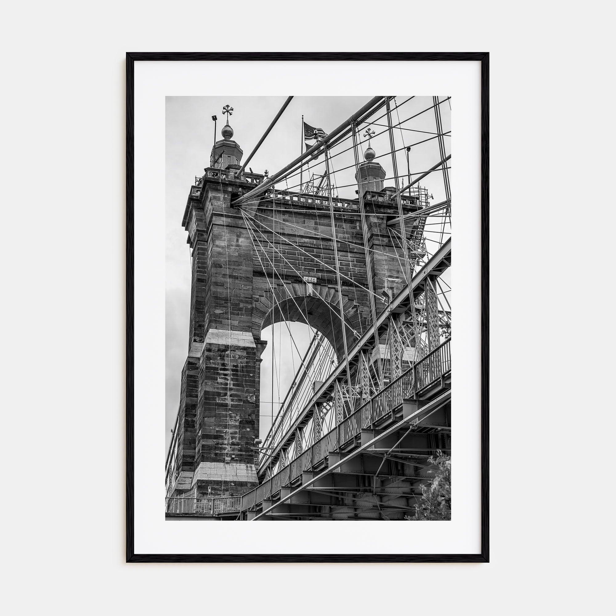 Cincinnati Photo B&W No 2 Poster