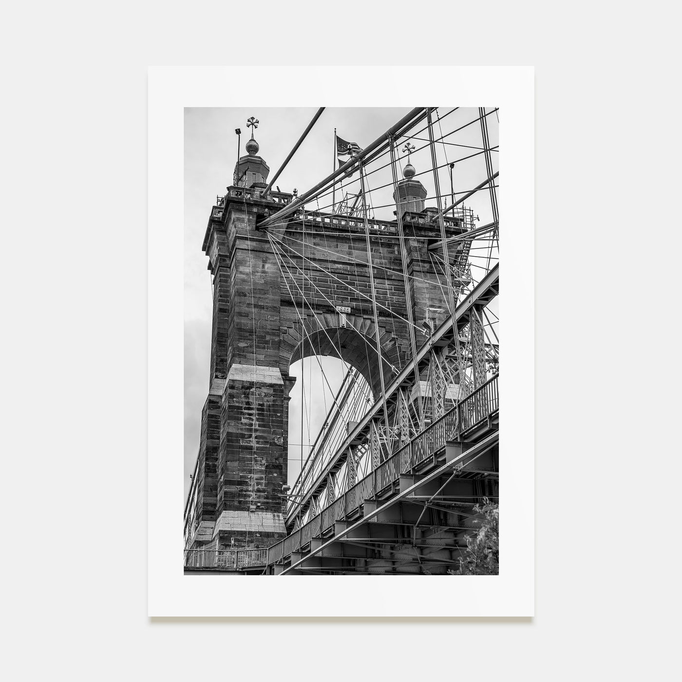 Cincinnati Photo B&W No 2 Poster