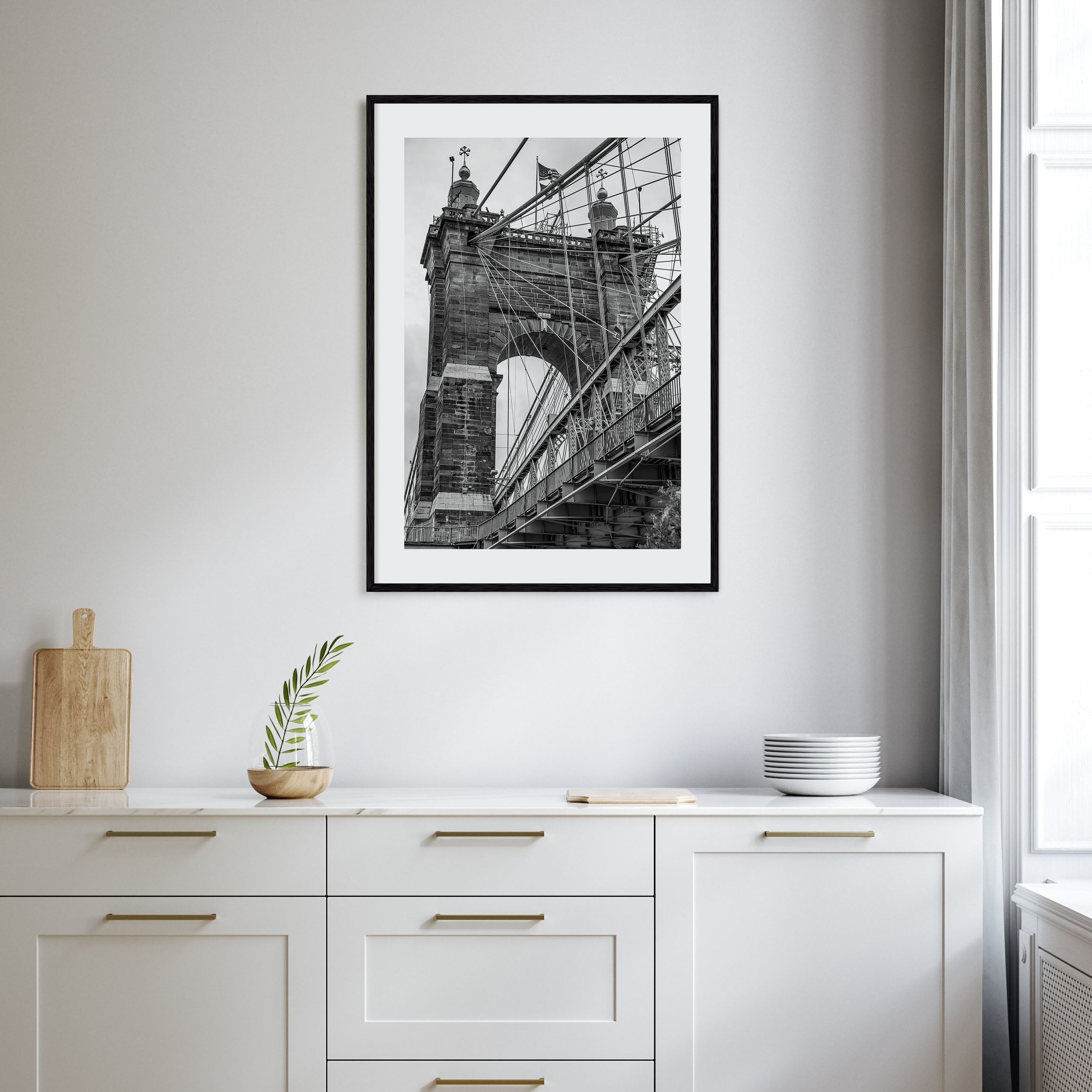 Cincinnati Photo B&W No 2 Poster