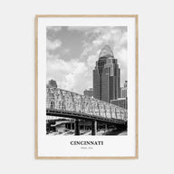 Cincinnati Portrait B&W No 1 Poster