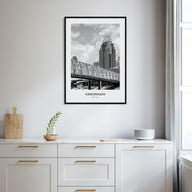 Cincinnati Portrait B&W No 1 Poster