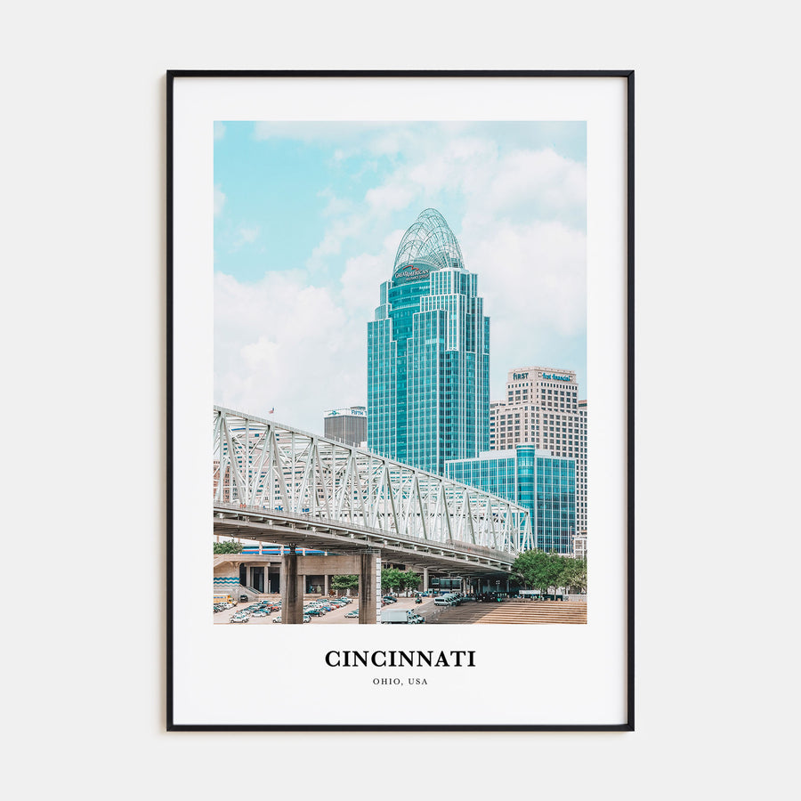 Cincinnati Portrait Color No 1 Poster