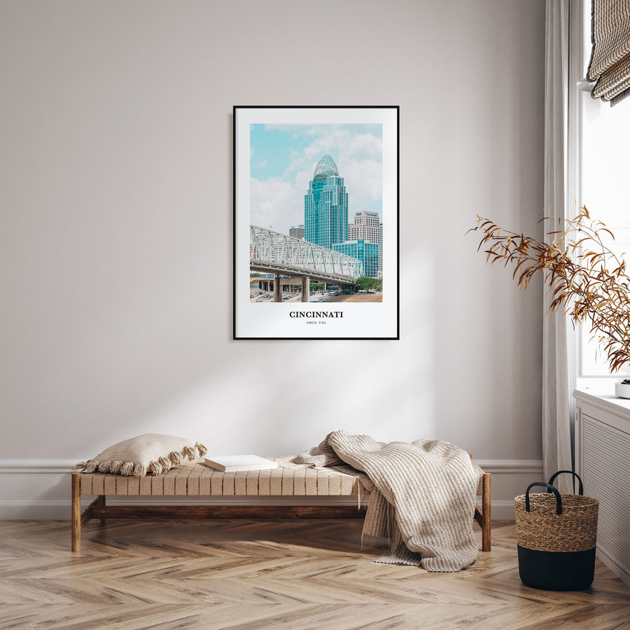 Cincinnati Portrait Color No 1 Poster