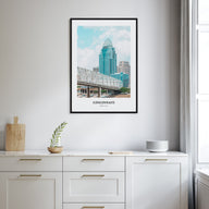 Cincinnati Portrait Color No 1 Poster