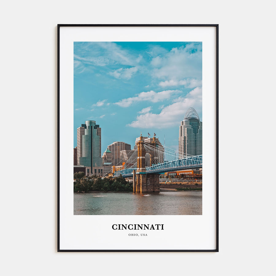 Cincinnati Portrait Color No 2 Poster