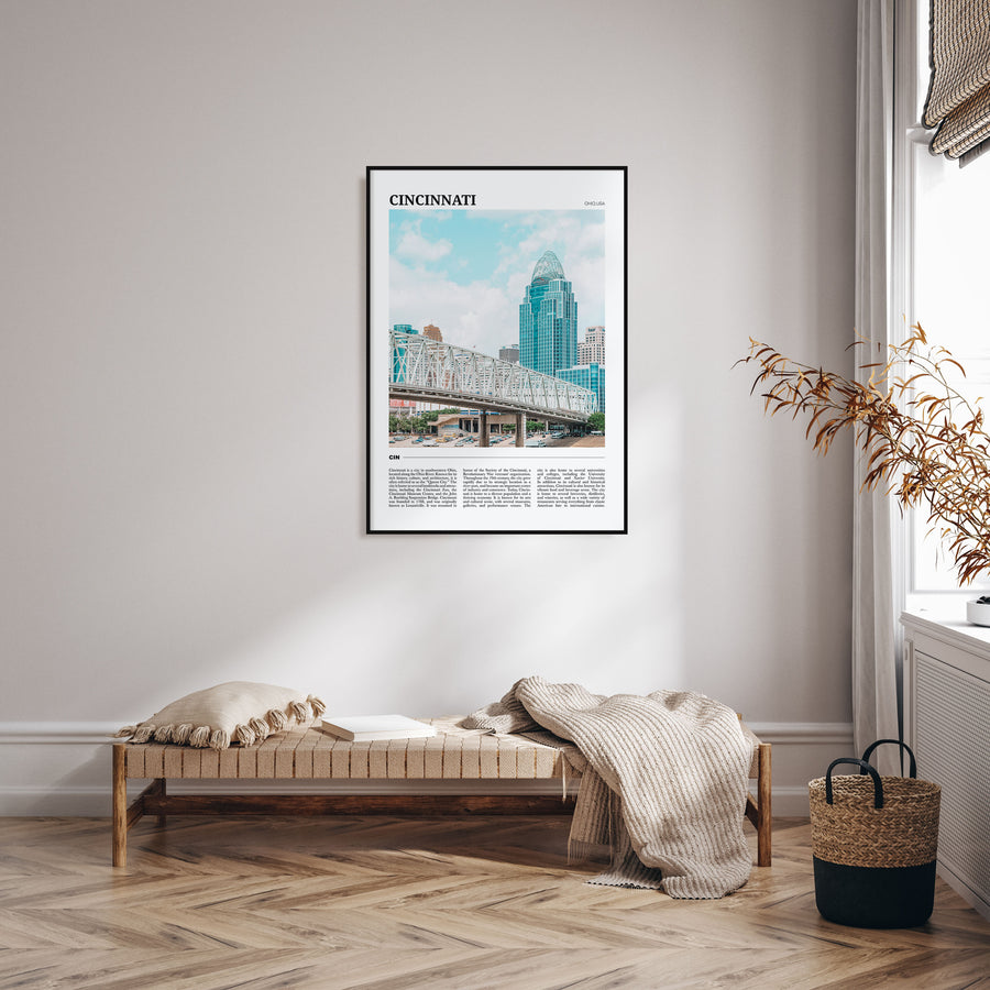 Cincinnati Travel Color No 1 Poster